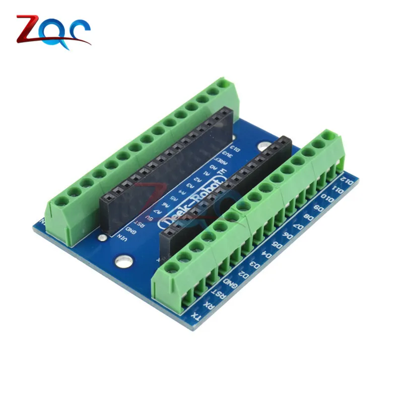 1 шт. Стандартная плата адаптера терминала для Arduino Nano V3.0 AVR ATMEGA328P фотомодуль 100%