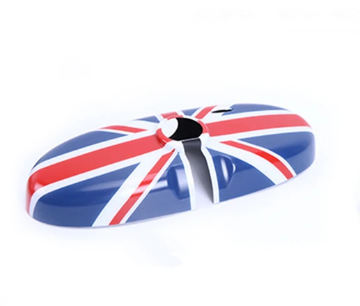 Red Union Jack Для MINI Cooper R56 автомобильное интерьерное зеркало заднего вида Наклейка для Mini Countryman R60 аксессуары MINI R56 R55 Clubman R61 Paceman - Название цвета: Red Union Jack