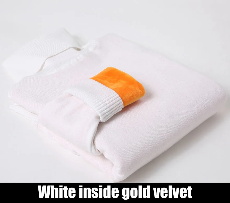 plus velvet white Новинка, зимний мужской свитер, Мужская водолазка, Одноцветный Повседневный свитер, мужской тонкий вязаный плюс бархатный Толстый Пуловер - Цвет: plus velvet white