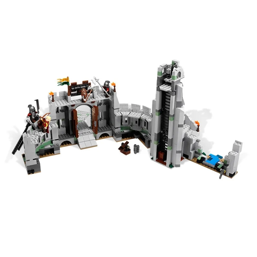 1368 шт. битва Helme''s глубокий Совместимость Legoe LofTR и Хоббит 9474 строительные