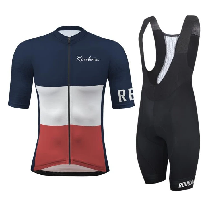 2 Maillot чемпионы Roubaix новая стильная одежда для езды на велосипеде ropa ciclismo для мужчин Pro cycle с коротким рукавом Джерси и нагрудник короткий комплект - Цвет: 2