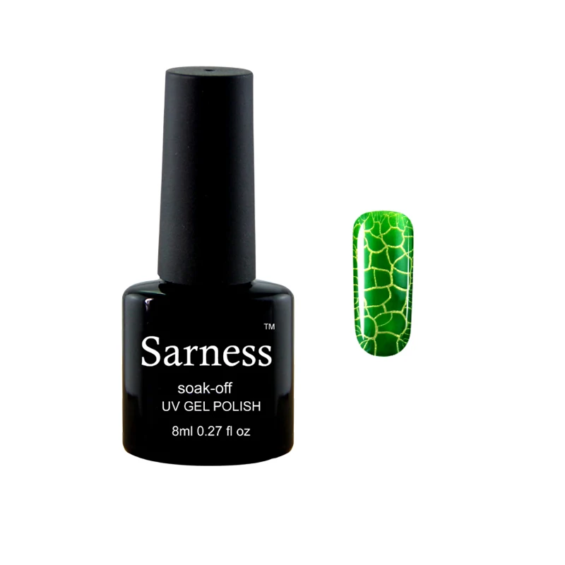 Sarness 12 Красочный Lucky Crack Гель-лак для ногтей лак 30 дней Профессиональный растрескивающийся лак для ногтей Полупостоянный Crackle UV гель лак - Цвет: 404