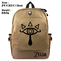 link zelda style canvas backpacks rucksacks cartoon school backpack casual student bags travel knapsack unisex gifts new