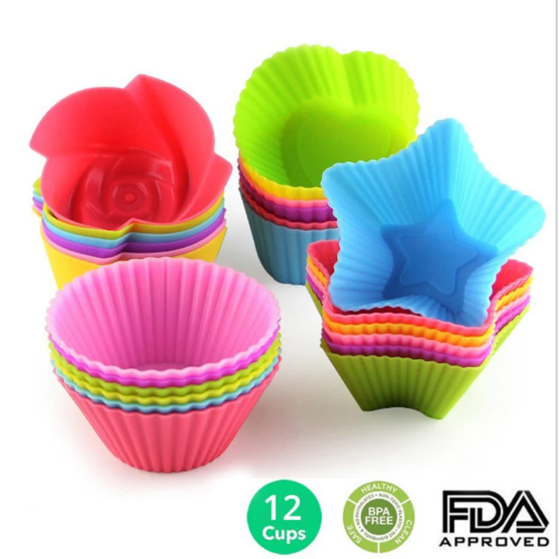 10 шт. силиконовые формы для выпечки|mold tool|molde muffincupcake soap |
