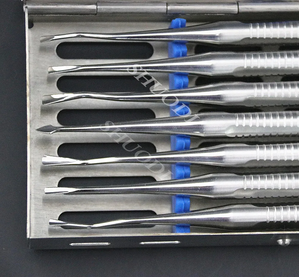 7 шт./компл. стоматологический аппарат для удаления зуба лифт хирургический