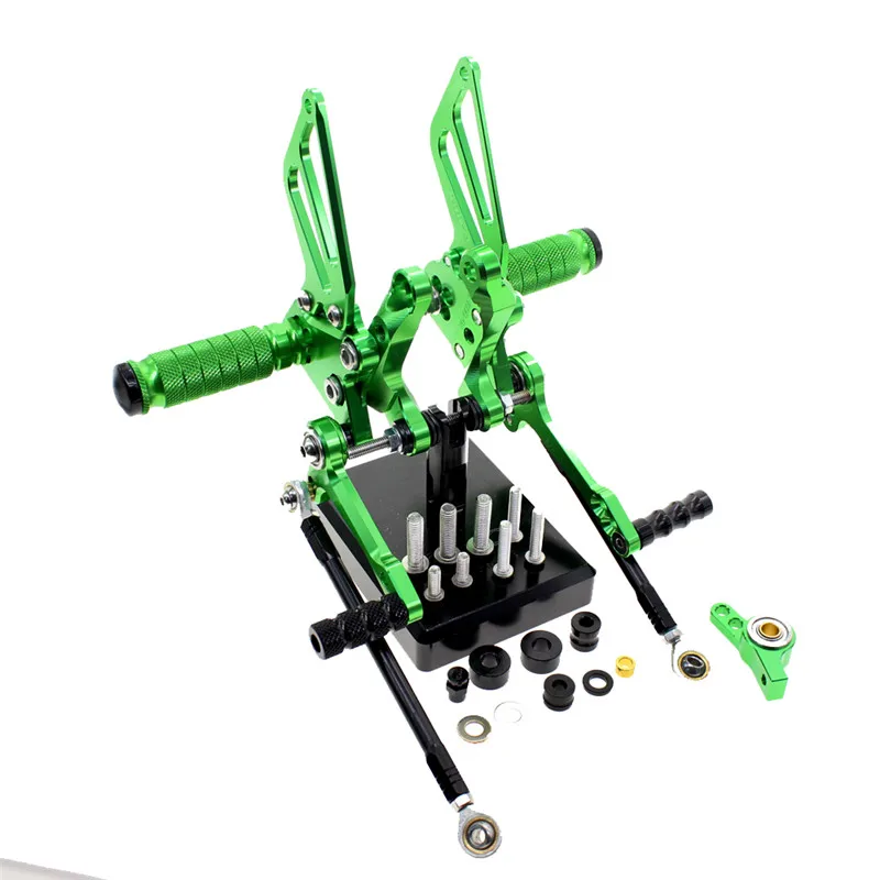CNC Алюминиевые Регулируемые Задние подножки для Ducati 1098 1098S 1198 848 EV0 2008 2009 2010 2011 2012 2013