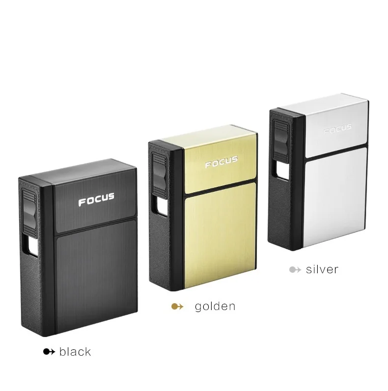 Новое поступление металлический съемный портсигар с USB электронной зажигалкой
