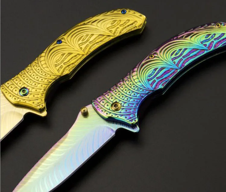 Тактические складные ножи LLxxmm рельефный походный боевой нож для выживания на