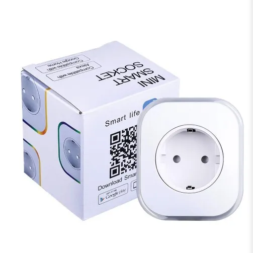 EU Plug Alexa Smart EU UK розетка Wi-Fi розетка с RGB ночной лампой монитор питания USB интерфейс Синхронизации стандартный разъем Google Home IFTTT - Испускаемый цвет: EU Plug