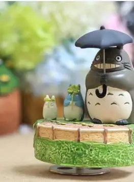 Хаяо Миядзаки Тоторо зонты с изображением мультфильмов Студии Ghibli вращающаяся музыкальная шкатулка