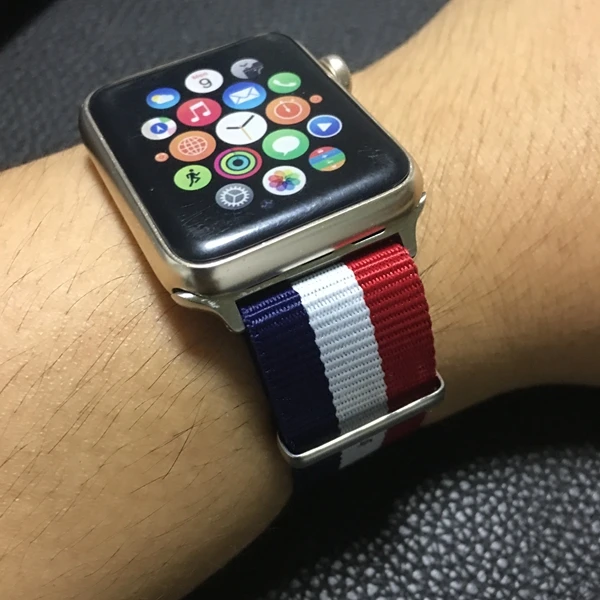 Новейший дизайн нейлоновая петля для наручных часов iwatch, 44 мм 40 мм, версия 3, 2, 1 браслет ремешок для apple watch группа 4 38 мм 42 mmseries 5