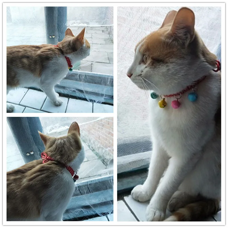 Ошейник для кошек ручной работы плетеный ошейник питомца щенка кота безопасный с