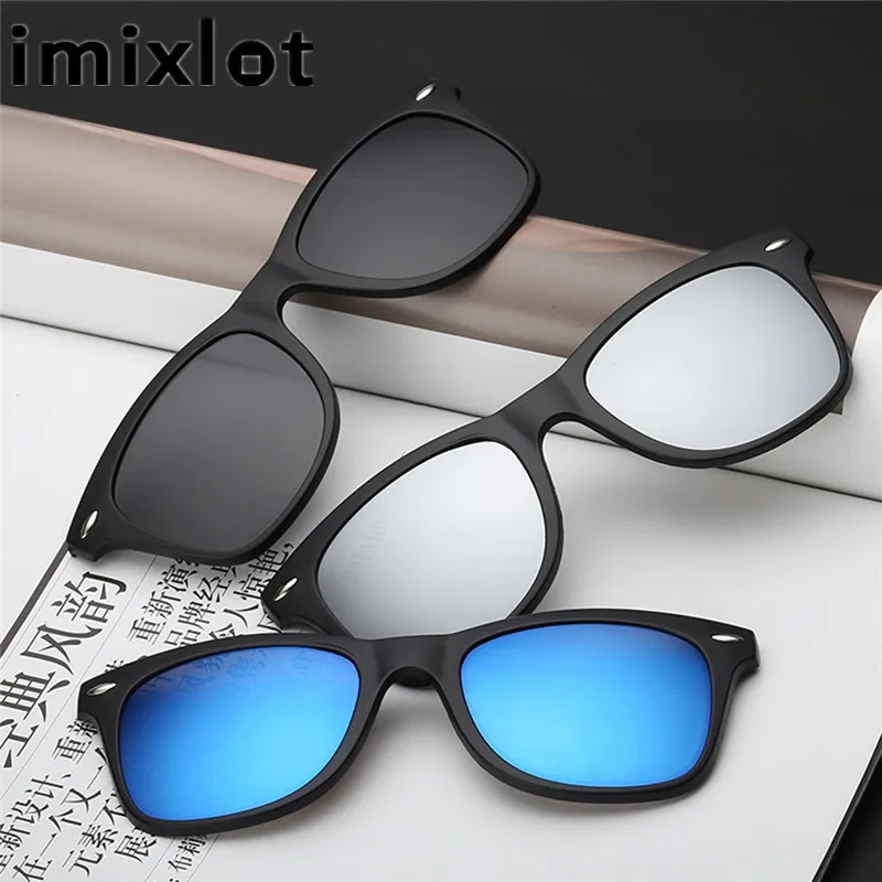 Очки IMIXLOT магнитные поляризационные для мужчин и женщин аксессуар от солнца с