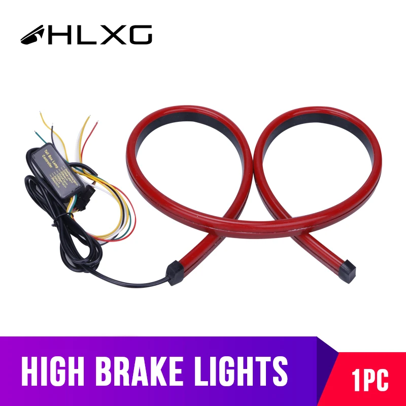 Автомобильные дополнительные стоп сигналы светодиодные гибкие полосы