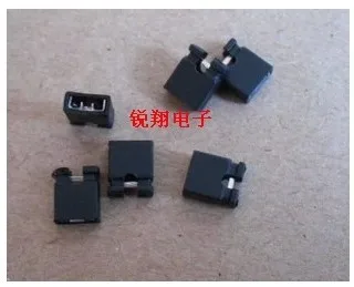

Free shipping 2.54 Short-circuit connector jumper block openings connecting block pin connector block