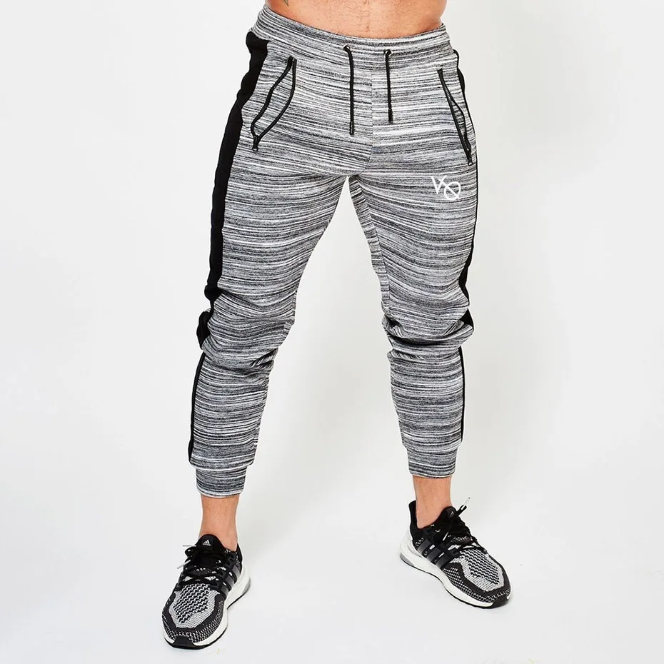 Мужские спортивные брюки ZOGAA длинные облегающие для спортзала фитнеса бега| |