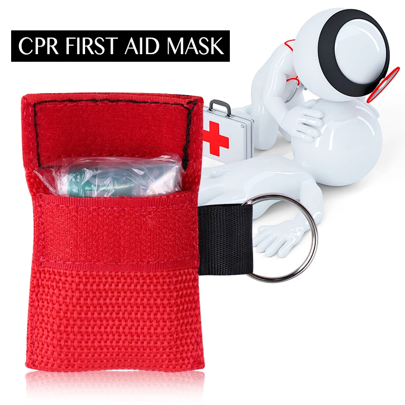3 шт./лот цвета аварийная CPR спасательная маска первая помощь реаниматоры брелок