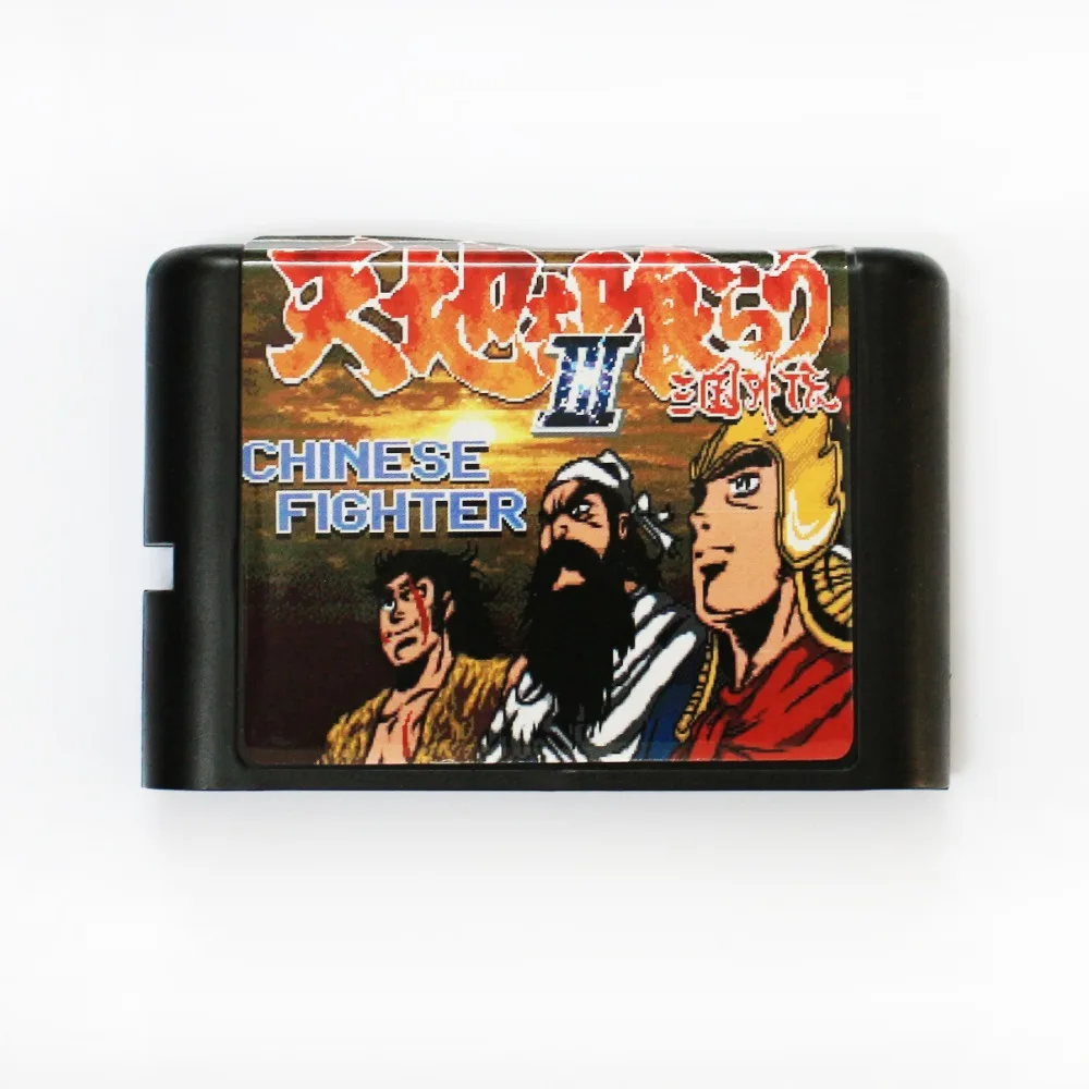 

Chinese Fighter III 16 bit MD Game Card For Sega Mega Drive For SEGA Genesis