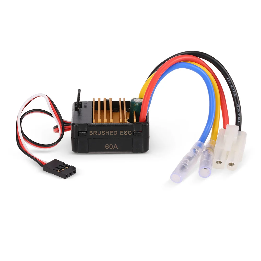 Оригинальный электрический регулятор скорости GoolRC 60A Brushed ESC с 5 В/2 а BEC для 1/10 Axial