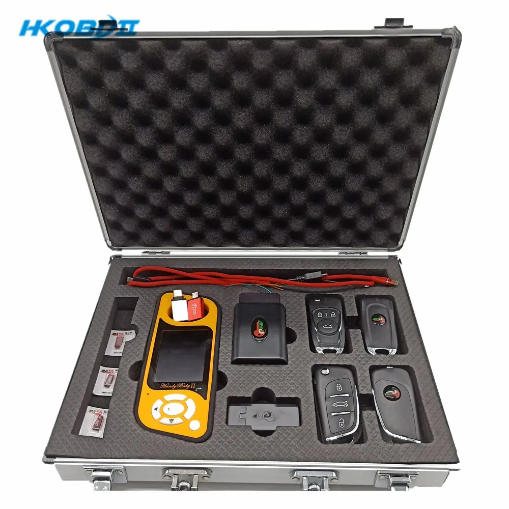 Full Package HKOBDII JMD Handy Baby2 Handy Baby II автоматический ключ инструмент чипы программист Handy Baby2 португальский язык с G 96 бит 48 функция - Цвет: Full Package