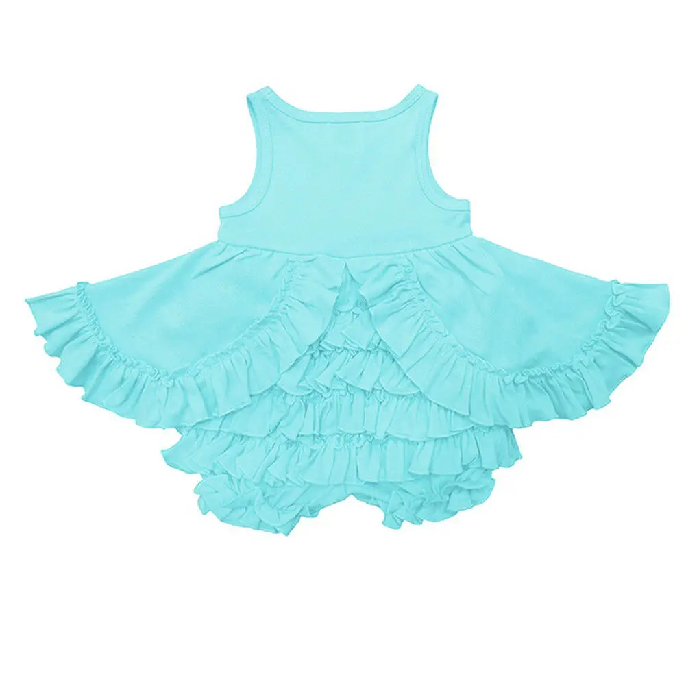 Боди без рукавов для новорожденных девочек многослойное боди с оборками