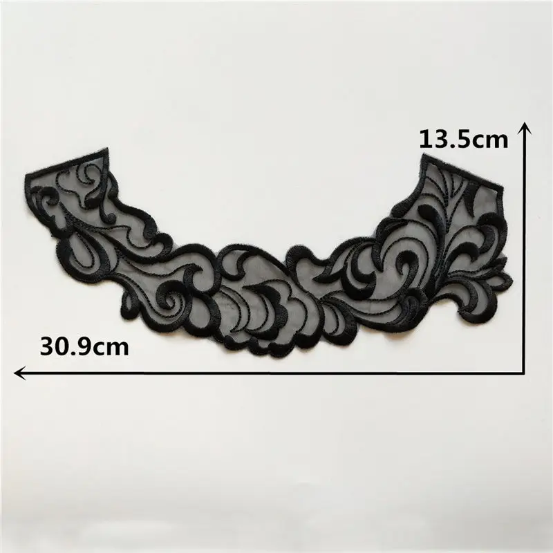 Тюль белый/черный кружевной ткани красивая вышивка кружева вырез шитье ремесло