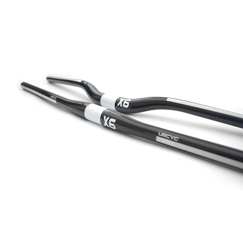 Carbon friber MTB/Road Bicycle Handlebar Flat or Rise Mountain bike parts 31.8*580/600/620/640/660/680/700/720/740mm | Спорт и
