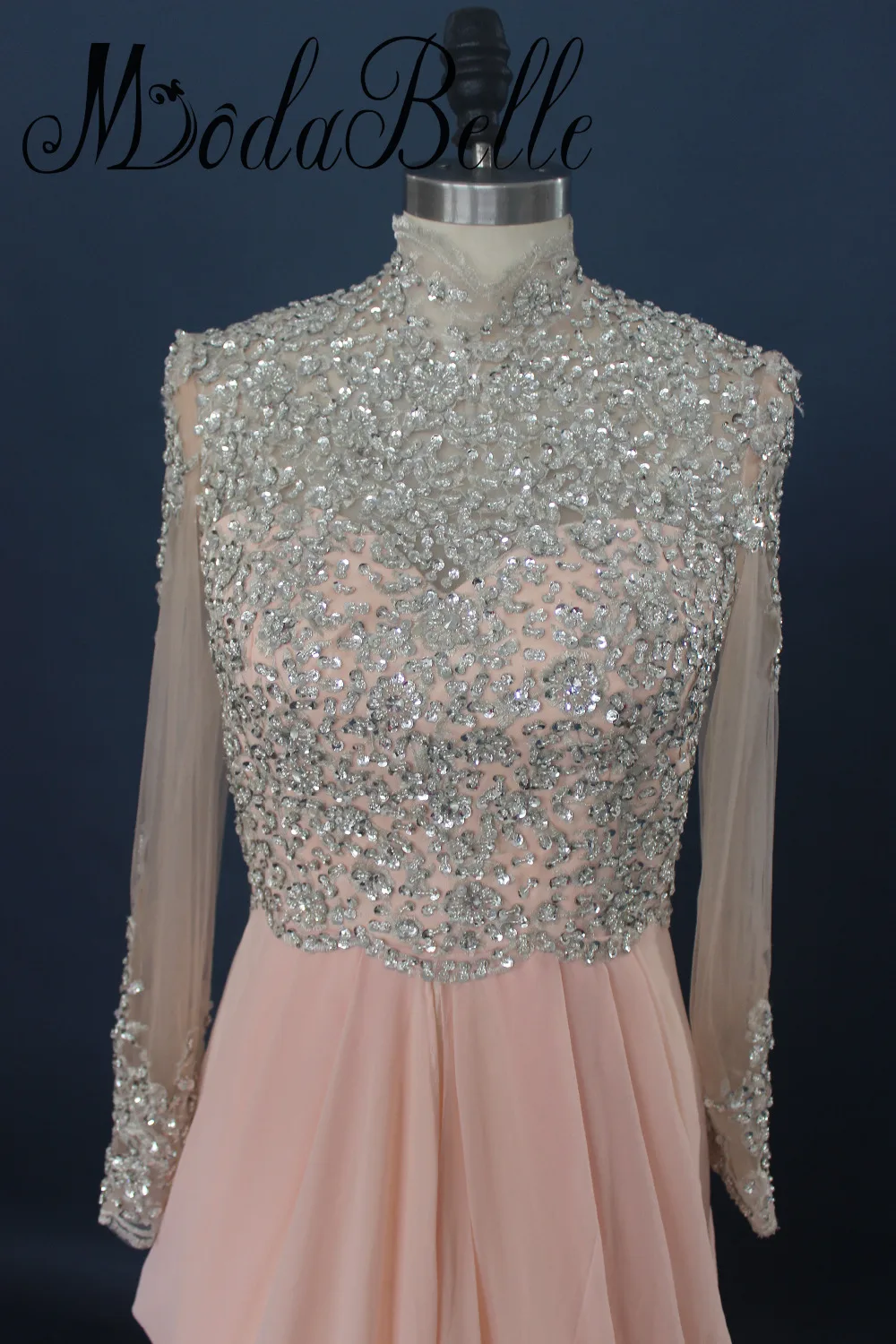 Modabelle арабский длинным рукавом Дубай Стиль Кафтан платья для выпускного вечера