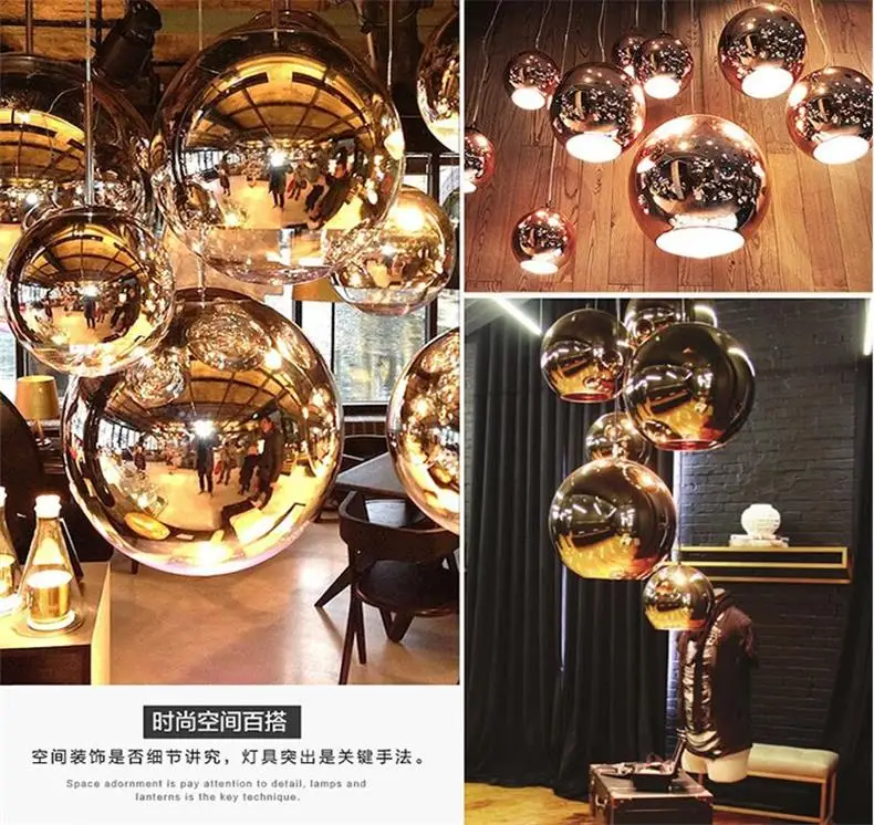 Подвесной светильник в стиле пост модерн стеклянная лампа для столовой