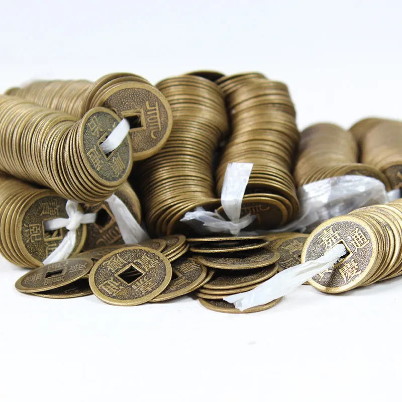 

50 PCS Dimes Money Pendant Emperors Money Pendant Ancient coins Ornaments Crafts Decoration