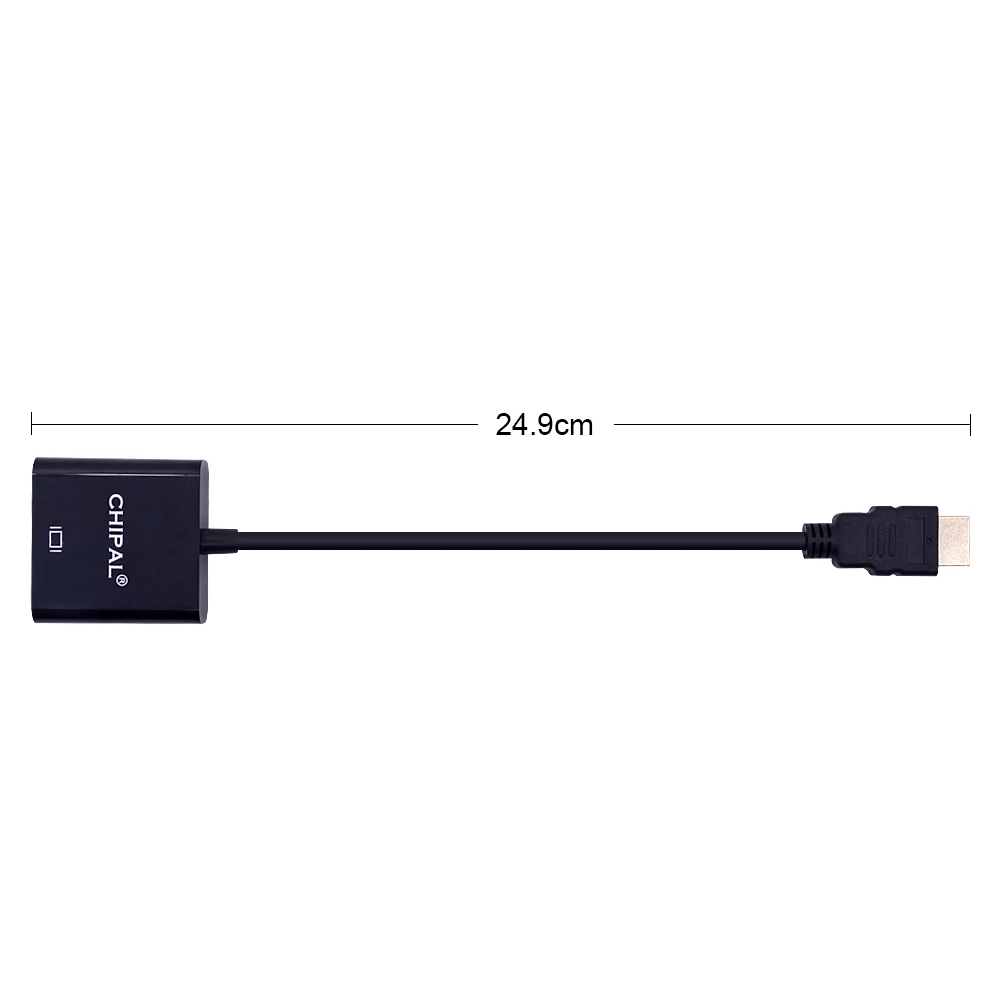 Адаптер CHIPAL для преобразователя HDMI VGA с аудиокабелем 3 5 мм + блок питания USB Xbox 360 ПК