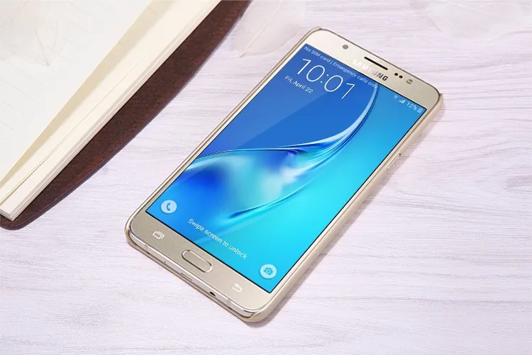 Чехол для samsung J7108(Galaxy J7) NILLKIN супер матовый защитный жесткий чехол с бесплатной защитой экрана+ розничная посылка