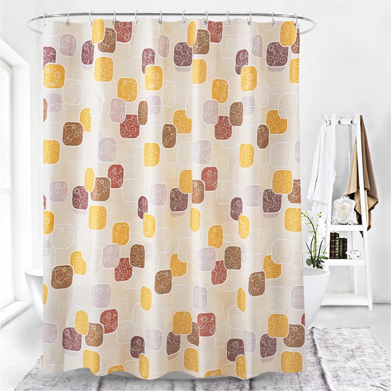 Современные водонепроницаемые занавески для ванной модные душа с принтом зебры