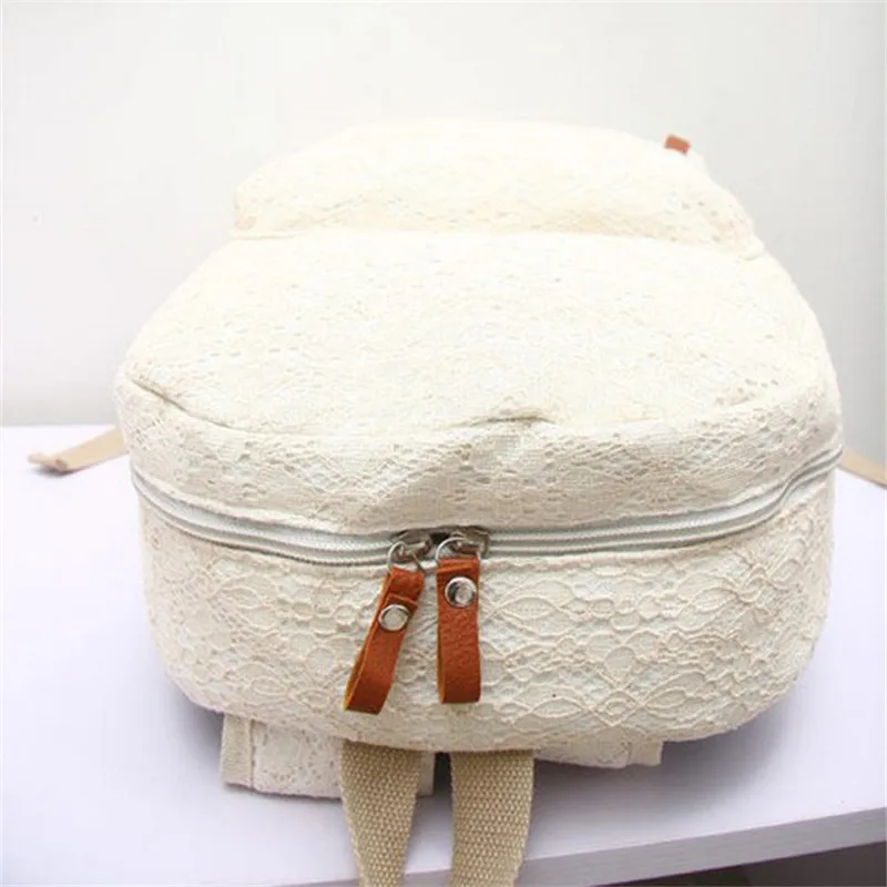 2020 женские кружевные рюкзаки холщовая школьная сумка на плечо для девушек