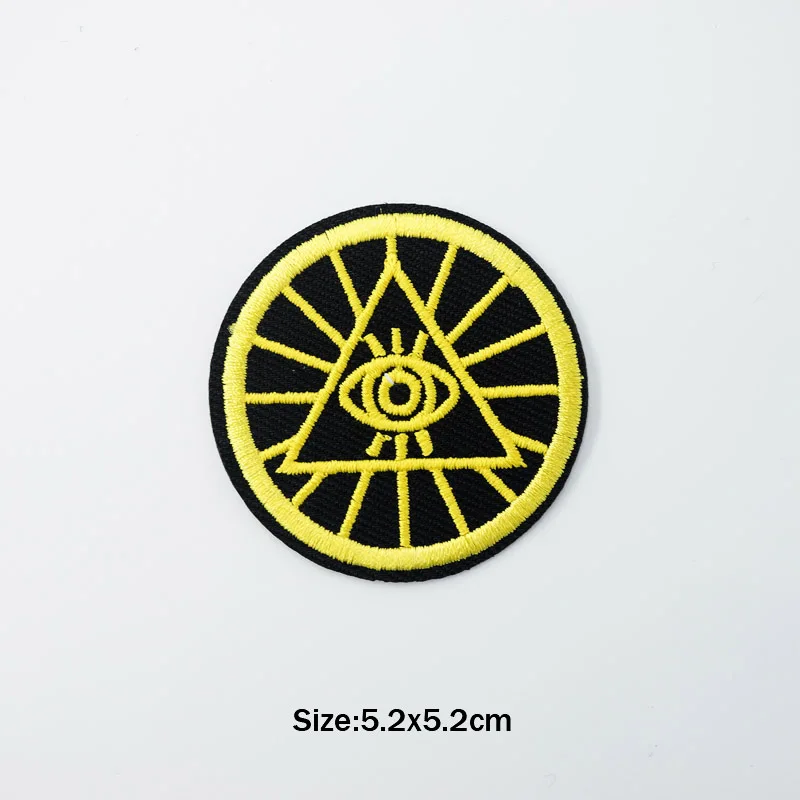 20 Circular Ring Iron On Patches Badges for Sew Seam Tailoring Clothes Suits of Coat Jacket Trousers T-shirt Pants Ornament Apparel - Цвет: 20