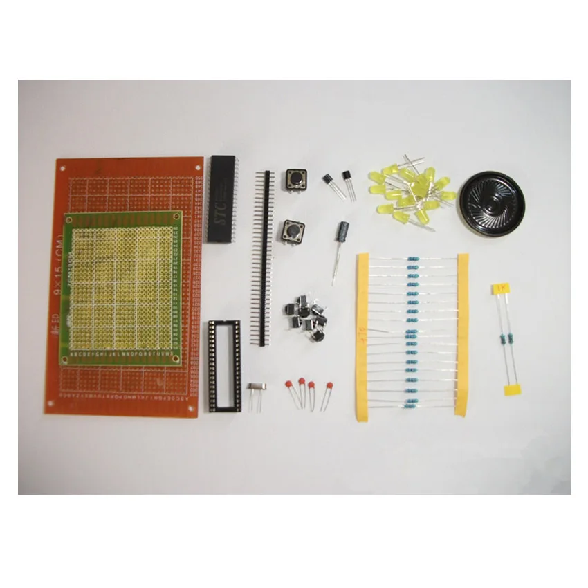 CNIKESIN DIY Kit 51 одночип электронный дизайн Комплект Тип экрана звук орган с