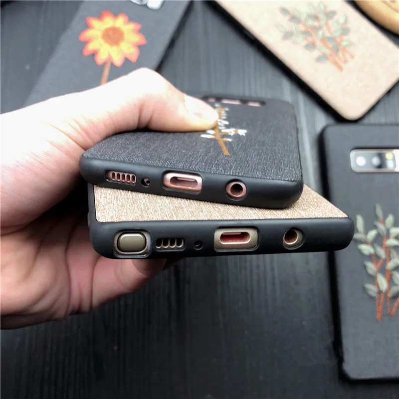Чехол IMIDO с 3D вышивкой для телефона IPhone 6 7 8 Plus X XR XS чехол цветочным рисунком