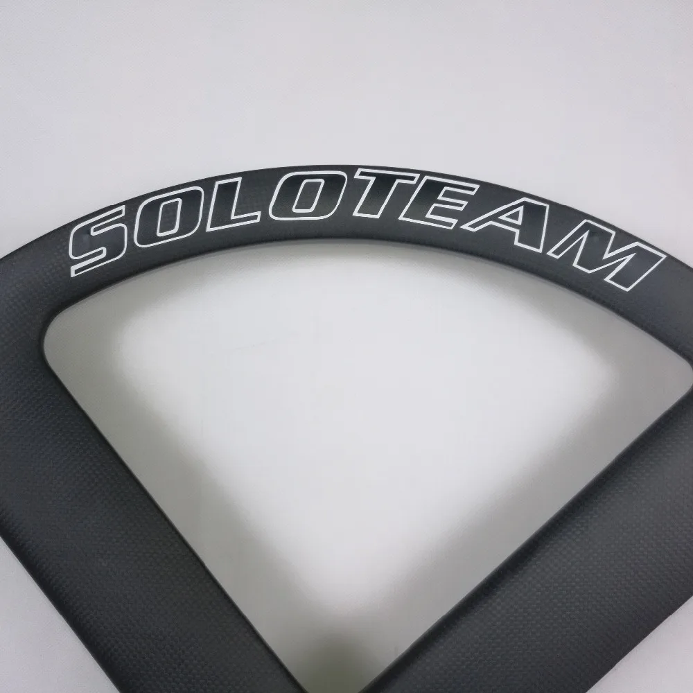Custom logo carbon 4 спицевые колеса 700c велосипед Карбоновые фиксированные клинчер tubualr
