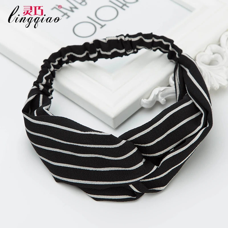 23 Colors Fashion Hair Ornaments Women Elastic Turban Headband Headwear Hoop Cotton Bands Accessories for girls | Украшения и