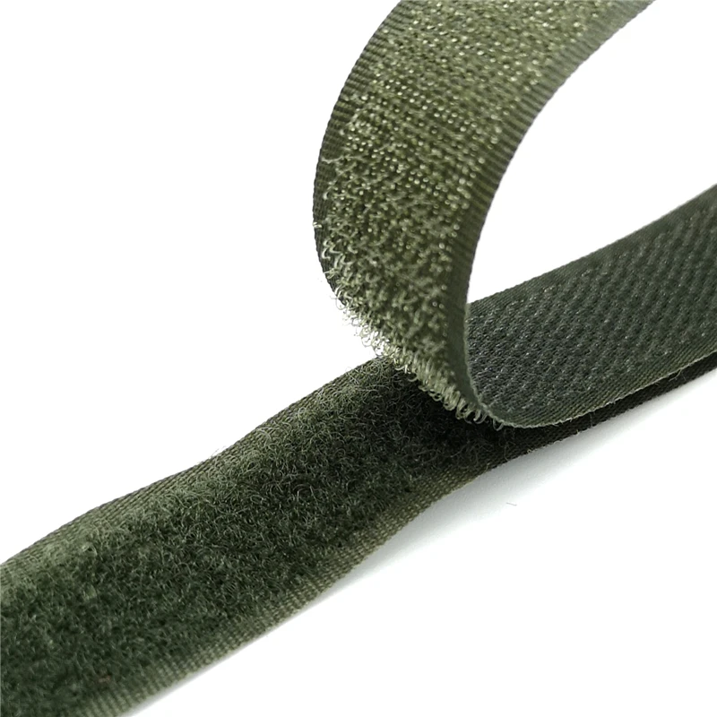 Army Green 1 пара 20 мм красочная застежка ленты velcros крюк и петля Ленты Кабельные стяжки Швейные аксессуары, 1 ярд/лот - Цвет: Army Green