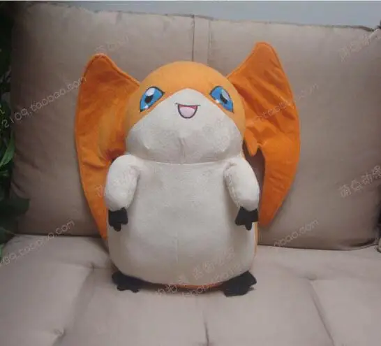 Patamon плюшевая анимэ кукла digimon Приключения Дигимонов Takaishi Takeru pet cut игрушка Косплей 45 см подушка высокого качества