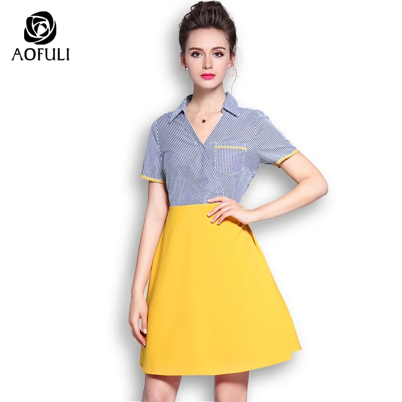 XL/2XL/3XL/4XL модное летнее платье в полоску с принтом контрастный сарафан стиле