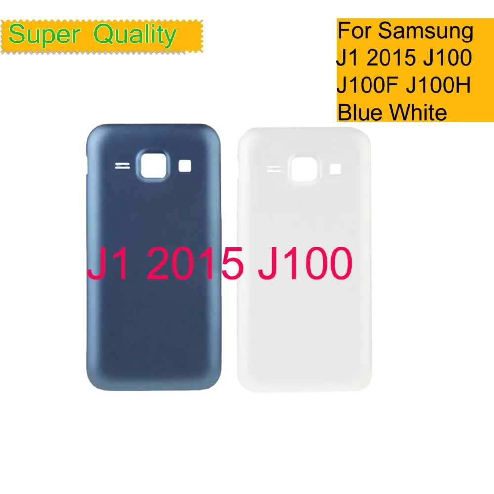 10 шт./лот для Samsung Galaxy J1 DUOS 2015 J100 J100F J100H J100M Крышка батарейного отсека задняя крышка