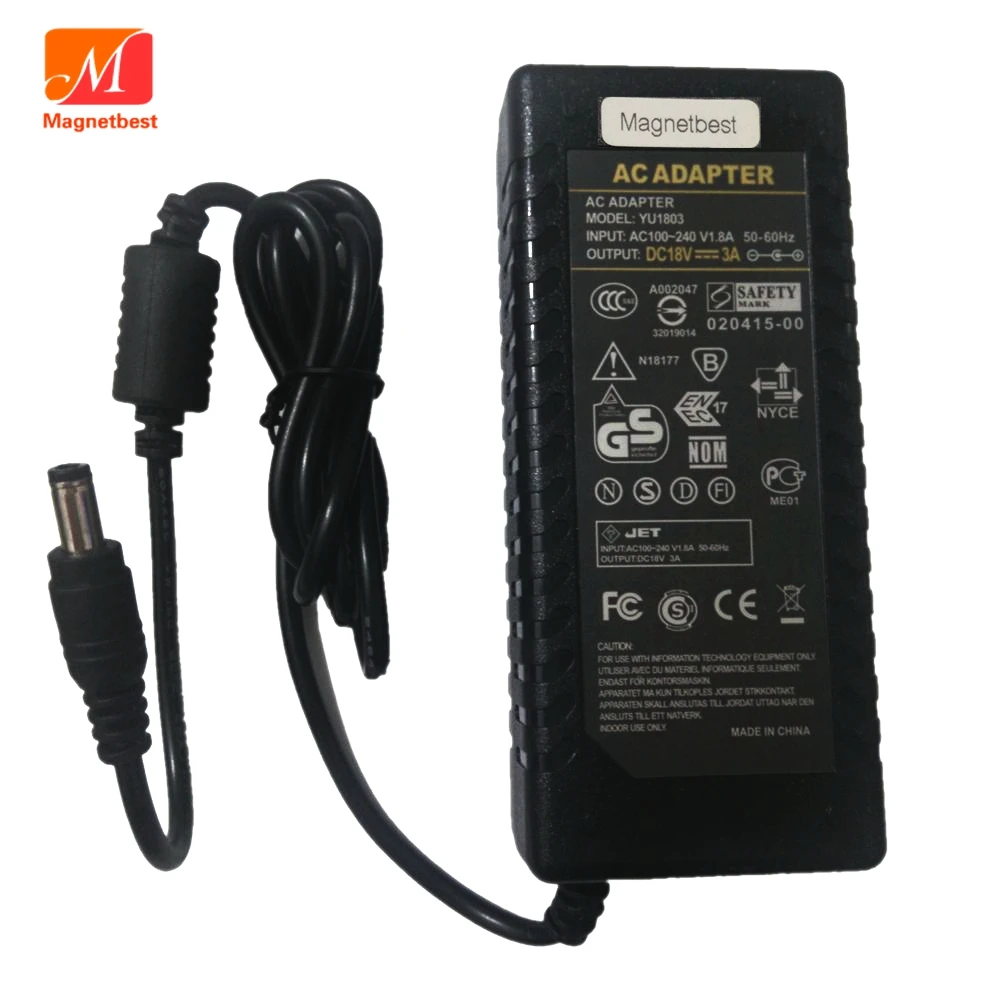 18V3A AC DC адаптер зарядное устройство В 18 в 3A 54 Вт переключатель питания зарядное устройство для стержня Аудио CCTV монитор танцевальные мобильные колонки светодио дный светодиодный свет