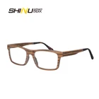 Природа оптические очки с деревянными дужками для мужчин модные очки Зебра эбенового дерева очки синий светильник близорукость очки с диоптриями