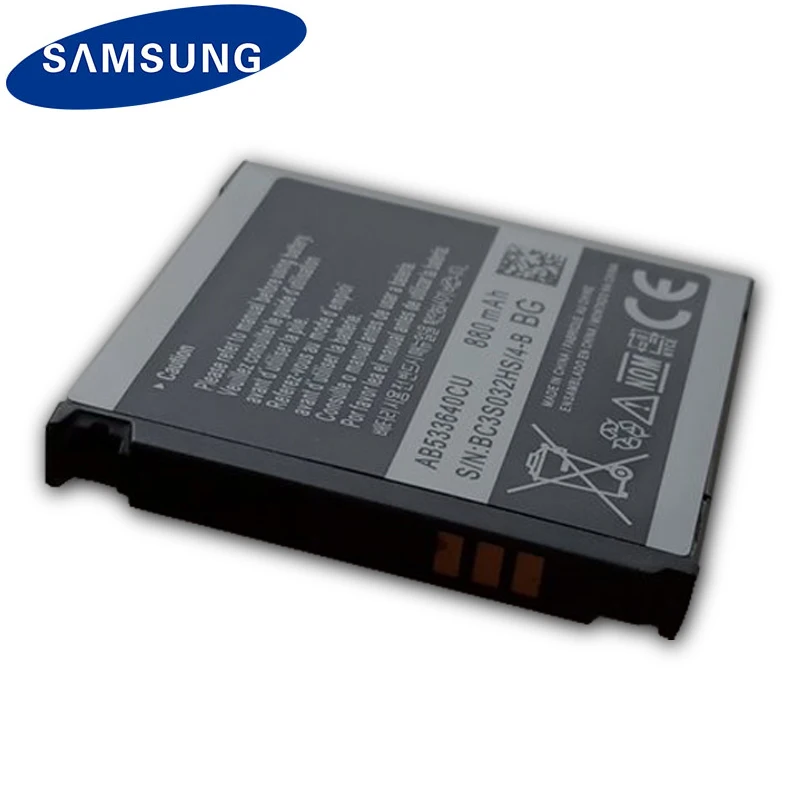 Аккумулятор SAMSUNG AB533640CC AB533640CU для Samsung S3600C GT-S3600i S6888 S3710 S3930C S3601 S3601C S5520 S569 880 мАч