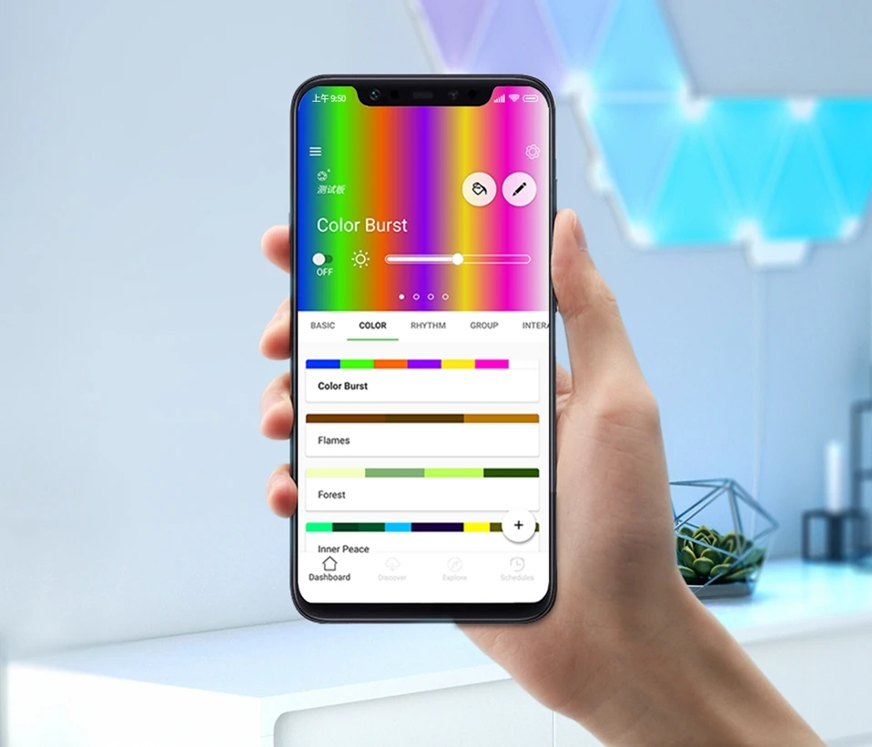 Xiaomi Nanoleaf полноцветный умный нечетный светильник для работы с приложением Mijia для Apple Homekit Google home настройка на заказ