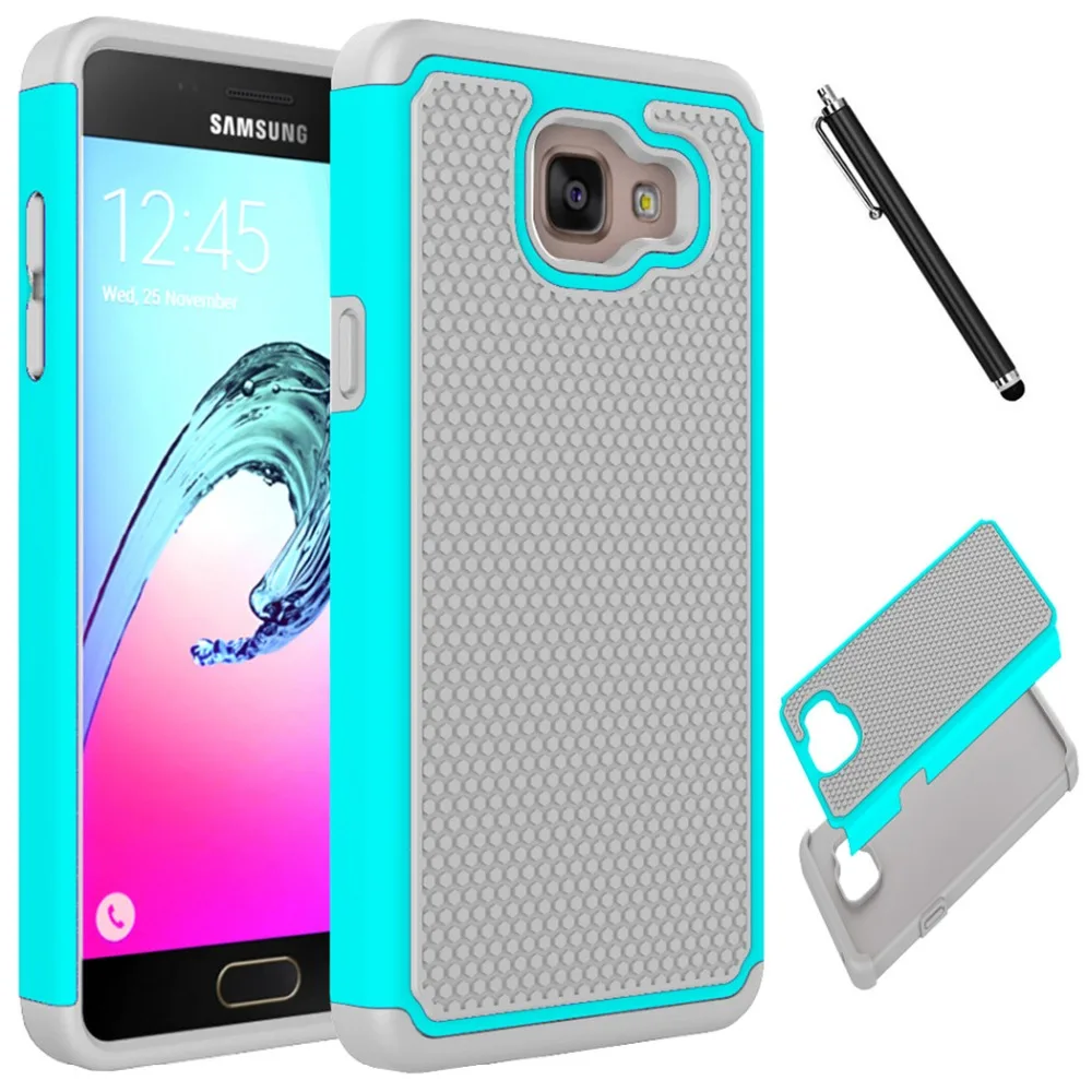 Для Samsung Galaxy A5 (2016) a510 A510F a5100 5.2 дюймовый корпус двойной Слои Гибридный Прочная