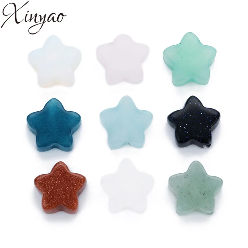XINYAO 1 стенд/лот бусины из натурального камня хрустальные опаловые пять острых