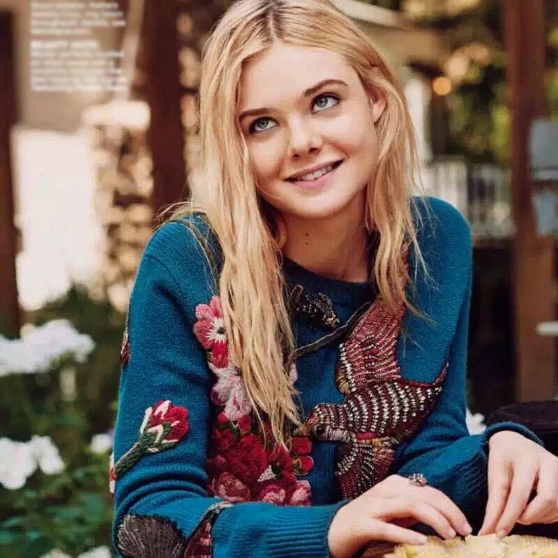 Женские пуловеры с вышивкой в виде птиц синие вязаные винтажном стиле джемпер